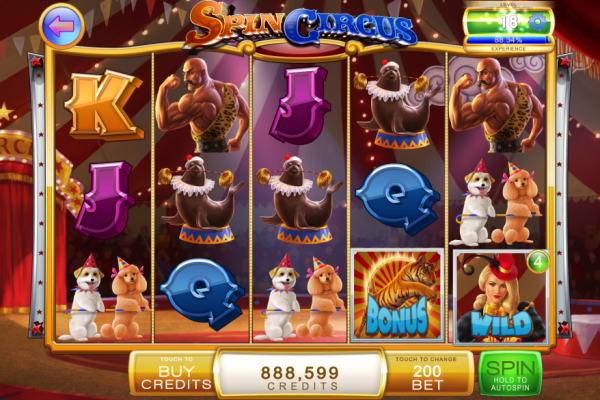 spin circus slot game spinrush